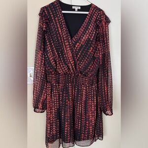 L Nine Britton Dress-Gold Accents